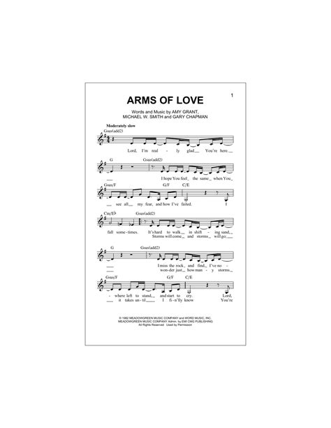 arms of love lyrics